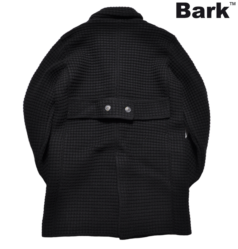 新品正規8.5万 Bark バーク 厚手ウール ワッフル編み 大人のお洒落な